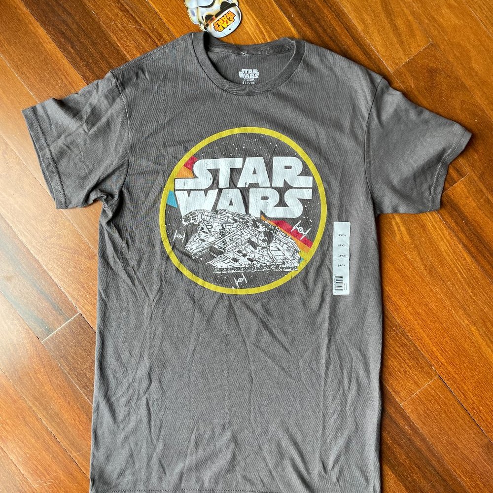 NEW Star Wars Millennium Falcon T-shirt Sz S - Picture 2 of 5